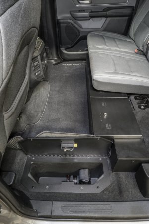 Ram 1500 In-Floor Locking Cargo Lid - Tuffy Products - Black - `19-`24